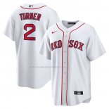 Maglia Baseball Uomo Boston Red Sox Justin Turner Primera Replica Bianco