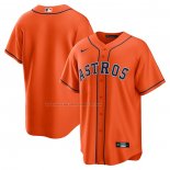 Maglia Baseball Uomo Houston Astros Alternato Replica Arancione