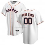 Maglia Baseball Uomo Houston Astros Home Replica Personalizzate Bianco