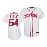 Maglia Baseball Bambino Boston Red Sox Martin Perez Replica 2021 Bianco