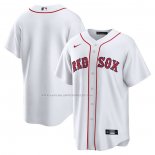 Maglia Baseball Uomo Boston Red Sox Primera Blank Replica Bianco