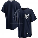 Maglia Baseball Uomo New York Yankees Alternato Replica Blu
