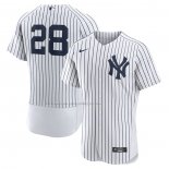 Maglia Baseball Uomo New York Yankees Josh Donaldson Home Autentico Bianco
