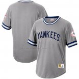 Maglia Baseball Uomo New York Yankees Mitchell & Ness Cooperstown Collection Wild Pitch Grigio