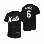 Maglia Baseball Bambino New York Mets Jeff Mcneil Replica Nero