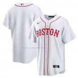 Maglia Baseball Uomo Boston Red Sox Alterno Replica Bianco