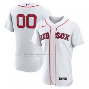 Maglia Baseball Uomo Boston Red Sox Home Autentico Personalizzate Bianco
