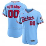 Maglia Baseball Uomo Minnesota Twins Alternato Autentico Personalizzate Blu