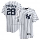 Maglia Baseball Uomo New York Yankees Josh Donaldson Home Replica Bianco