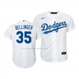 Maglia Baseball Bambino Los Angeles Dodgers Cody Bellinger Replica Home 2020 Bianco