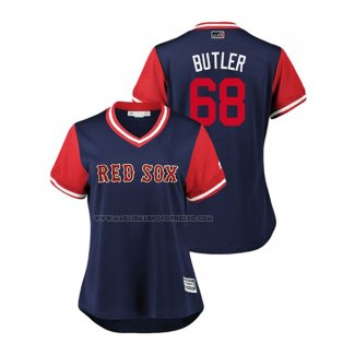 Maglia Baseball Donna Boston Red Sox Dan Butler 2018 Llws Players Weekend Butler Blu