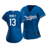 Maglia Baseball Donna Los Angeles Dodgers Max Muncy Replica Alternato 2020 Blu