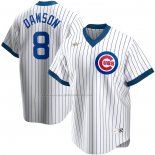 Maglia Baseball Uomo Chicago Cubs Andre Dawson Home Cooperstown Collection Bianco