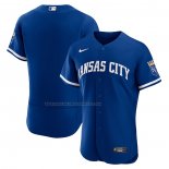 Maglia Baseball Uomo Kansas City Royals 2022 Alternato Autentico Blu2
