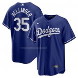 Maglia Baseball Uomo Los Angeles Dodgers Cody Bellinger Alternato Replica Blu