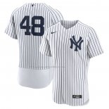 Maglia Baseball Uomo New York Yankees Anthony Rizzo Home Autentico Bianco