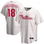 Maglia Baseball Uomo Philadelphia Phillies Didi Gregorius Home Replica Bianco
