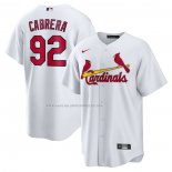 Maglia Baseball Uomo St. Louis Cardinals Cooperstown Collection V-neck Bianco