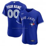 Maglia Baseball Uomo Toronto Blue Jays Alternato Autentico Personalizzate Blu