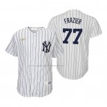 Maglia Baseball Bambino New York Yankees Clint Frazier Cooperstown Collection Home Bianco