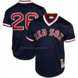 Maglia Baseball Uomo Boston Red Sox Wade Boggs Mitchell & Ness 1992 Autentico Cooperstown Collection Batting Practice Blu