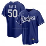 Maglia Baseball Uomo Los Angeles Dodgers Mookie Betts Alternato Replica Blu