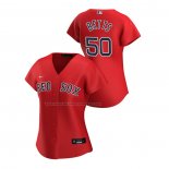 Maglia Baseball Donna Boston Red Sox Mookie Betts Replica Alternato 2020 Rosso