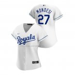 Maglia Baseball Donna Kansas City Royals Adalberto Mondesi Replica Home 2020 Bianco