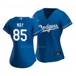 Maglia Baseball Donna Los Angeles Dodgers Dustin May Replica Alternato 2020 Blu
