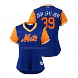 Maglia Baseball Donna New York Mets Jerry Blevins 2018 Llws Players Weekend Jer Ry Jer Ry Jer Ry Blu
