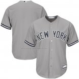 Maglia Baseball Uomo New York Yankees Big & Tall Replica Grigio