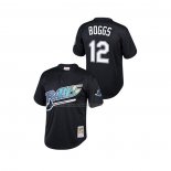 Maglia Baseball Bambino Tampa Bay Rays Wade Boggs Cooperstown Collection Mesh Batting Practice Nero
