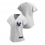 Maglia Baseball Donna New York Yankees Replica Home 2020 Bianco