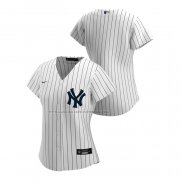 Maglia Baseball Donna New York Yankees Replica Home 2020 Bianco