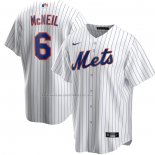 Maglia Baseball Uomo New York Mets Jeff Mcneil Home Replica Bianco