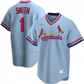 Maglia Baseball Uomo St. Louis Cardinals Ozzie Smith Road Cooperstown Collection Blu