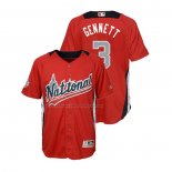 Maglia Baseball Bambino All Star 2018 Scooter Gennett Home Run Derby National League Rosso