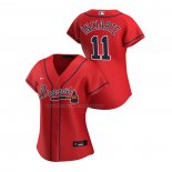 Maglia Baseball Donna Atlanta Braves Ender Inciarte Replica Alternato 2020 Rosso