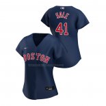 Maglia Baseball Donna Boston Red Sox Chris Sale Replica Alternato 2020 Blu