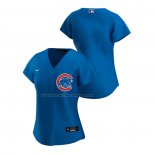 Maglia Baseball Donna Chicago Cubs Replica Alternato 2020 Blu
