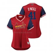 Maglia Baseball Donna St. Louis Cardinals Harrison Bader 2018 Llws Players Weekend Tots Rosso