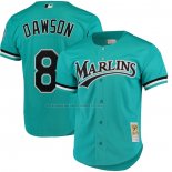 Maglia Baseball Uomo Florida Marlins Andre Dawson Mitchell & Ness Cooperstown Collection Mesh Batting Practice Verde