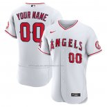 Maglia Baseball Uomo Los Angeles Angels Home Autentico Personalizzate Bianco