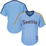 Maglia Baseball Uomo Seattle Mariners Majestic Cooperstown Cool Base Replica Blu