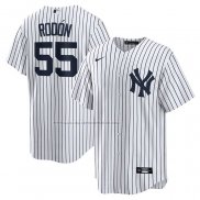 Maglia Baseball Uomo New York Yankees Carlos Rodon Primera Bianco