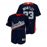 Maglia Baseball Bambino All Star 2018 Michael Brantley Home Run Derby American League Blu