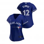 Maglia Baseball Donna Toronto Blue Jays Roberto Alomar Replica Alternato 2020 Blu