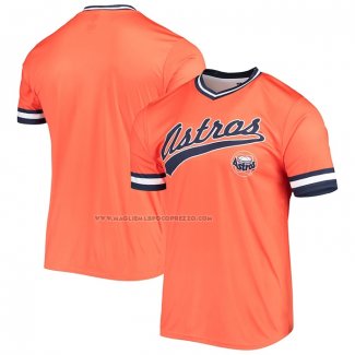 Maglia Baseball Uomo Houston Astros Cooperstown Collection V-neck Arancione