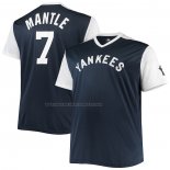 Maglia Baseball Uomo New York Yankees Mickey Mantle Cooperstown Collection Replica Blu