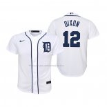 Maglia Baseball Bambino Detroit Tigers Brandon Dixon Replica Home Bianco